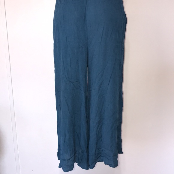 Elan Brielle Strapless Jumpsuit Dark Denim - Picture 8 of 11